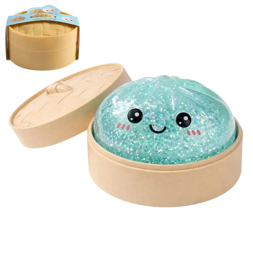 Glitter Dumpling Squishy Stress Relief Sensory Toy