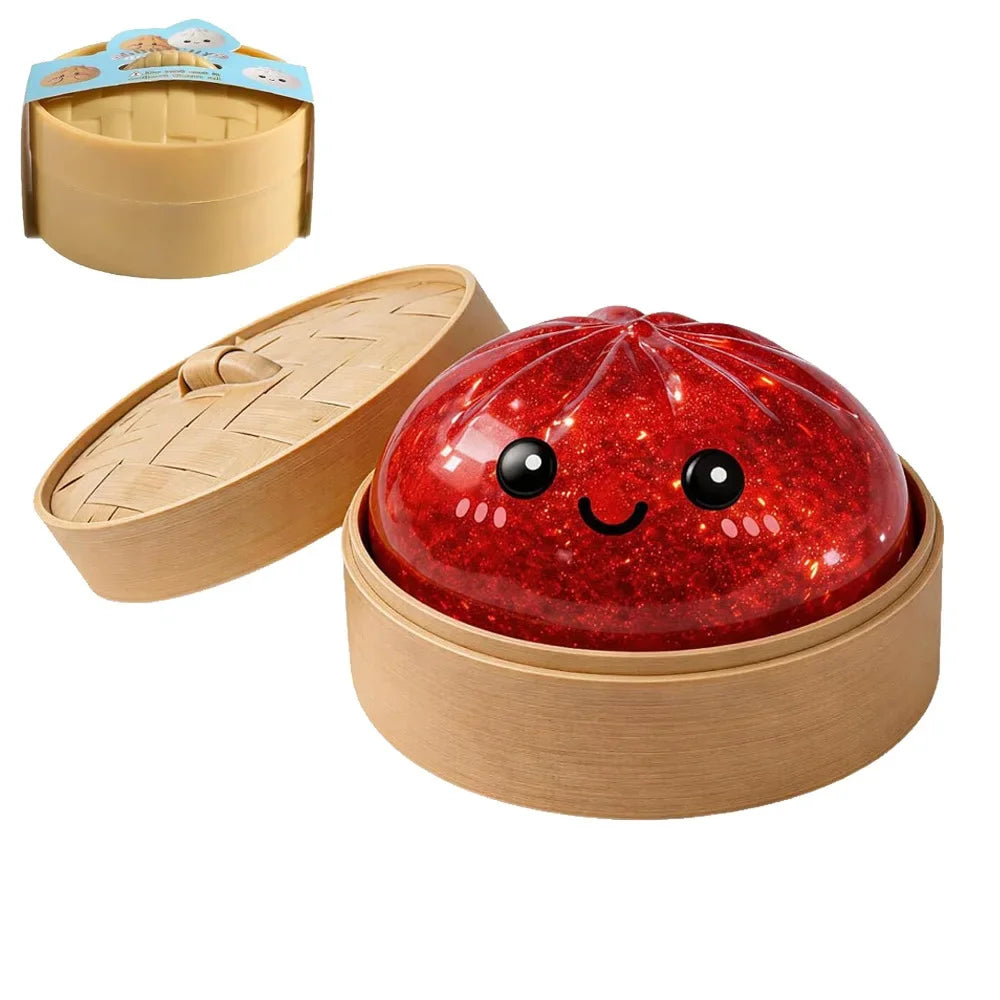 Glitter Dumpling Squishy Stress Relief Sensory Toy