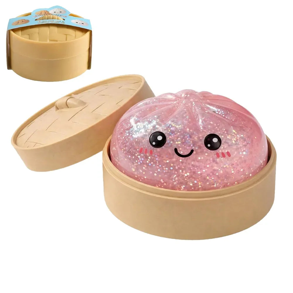 Glitter Dumpling Squishy Stress Relief Sensory Toy
