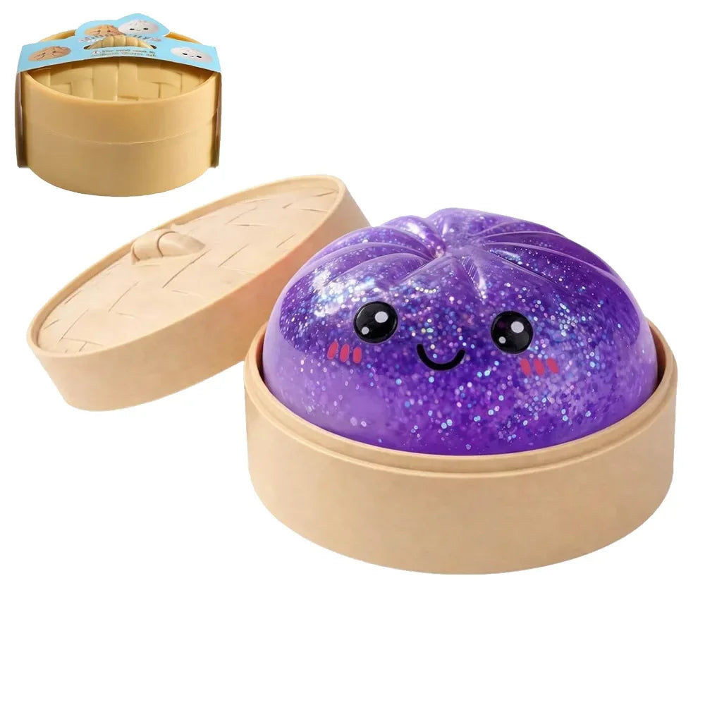 Glitter Dumpling Squishy Stress Relief Sensory Toy