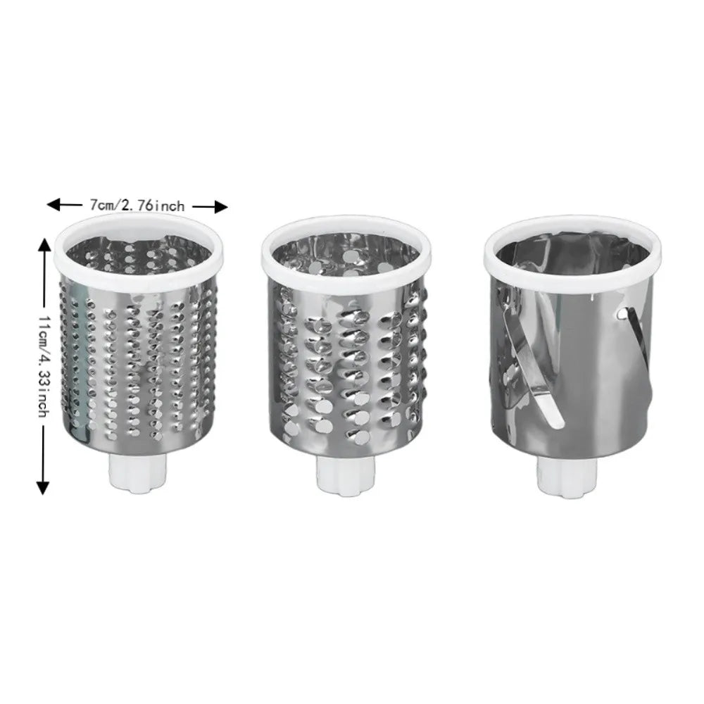 3-in-1 Rotary Cheese Grater & Vegetable Slicer