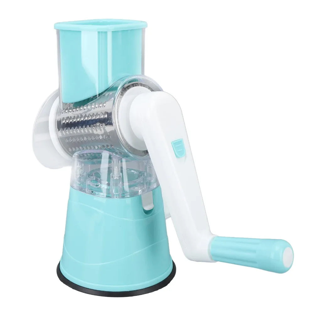 3-in-1 Rotary Cheese Grater & Vegetable Slicer
