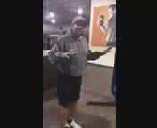 Load video: Chuck Thomas practicing martial arts as part of the INZONEU lifestyle.